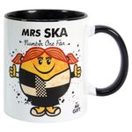 Kapow Gifts Mrs Ska Mug - Gift for Two Tone Ska Fan, Ceramic, 250ml