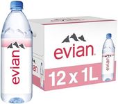 Evian Natural Spring Water, 1 L bot
