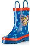 Nickelodeon Paw Patrol Character Printed Waterproof Easy-On Rubber Rain Boots (Toddler 9)