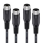 Cable Matters 2-Pack 5 Pin DIN MIDI Cable, 5 Pin MIDI Cable - 1.8m