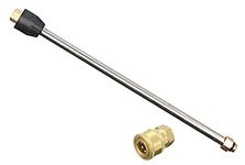 Aimex Pressure Washer 10"/25Cm Extension Rod With 1/4 Quick Connector For - Copper