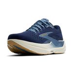 Brooks Men’s Ghost Max 3 Neutral Running & Walking Shoe, Blue/Starfish/Moonlight, 10