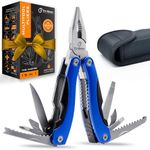 Multi Tool Pocket Tool Set 15 in 1 - The Ultimate Gift for Men. Practical & Versatile Multi-Tool Perfect Stocking Stuffer