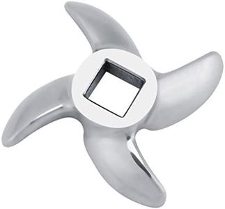 Ejoyous Cuchillas para Picadora, Cuchillas para Picar Carne de Acero Inoxidable, Piezas de Repuesto para Cuchillos Cruzados, Accesorios para Molinillo de Carne para Cocina (22#)