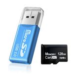 VivaSync SDXC UHS-I Memory Card 128GB with Adapter, Speed Up to 150MB/s, C10, Full HD, 4K Video, Type C, Android, DSLR