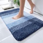 OLANLY Luxury Bathroom Rug Mat 24x1