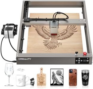 Creality CR-12W Lasergravierer, 12W Lasergravurmaschine mit air assist, 25000 mm/min Geschwindigkeit, für Holz und Metall, Acryl, Bastelpapier, Leder, Laserschneider 400 mm x 415 mm