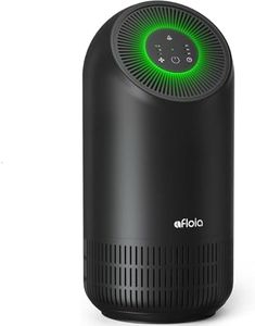 Afloia Air Purifier for Pets, Air Purifiers for Home Large Room Up to 880 Ft², Efficient Filter Air Cleaner for Home Remove 99.99% Pets Hair Odor Dust Smoke Mold Pollen, Fillo Black