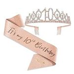 10th Birthday Crown and Sash, 10th 