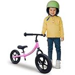 banana bike & Lava Sport LT Balance Bike - Lightweight Toddler Bike for 2-5 Yr Old Boys/Girls - Aluminium, EVA Tires - Adjustable Handlebars & Seat (Pink)