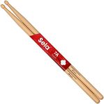 Sela Professional Maple 7A Drumsticks - Ideal for Gentle Rock - Drum Sticks for Advanced - 1 Pair Wooden Sticks - Maple Wood Drum Accessories - Acorn Head Shape, Natural, SE 274