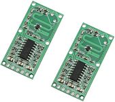 REES52 2-Pack RCWL-0516 Microwave Radar Sensor Switch Module for Human Body Induction,Intelligent Detection Detector 3.3V Output