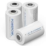 POWEROWL Rechargeable C Batteries N