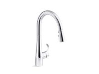 Kohler K-22036-CP Simplice Kitchen Faucet, Polished Chrome