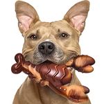 LUKITO Dog Toys Indestructible, Indestructible Dog Toys for Aggressive Chewers, Dog Chew Toys for Durable Dog Toys for Nylon, Tough Dog Toys with Puppy Teething Toys, Dog Birthday