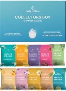BodyRestore Shower Steamers Aromatherapy, Gifts for Women, Variety 30 Pack