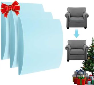 MYLIFESION Couch Cushion Support, Couch Supports for Sagging Cushions, Curved 40D High Density Foam Replacement for Fits Loveseats, Sectionals, Set of 3