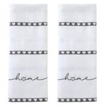 SKL Home Heart in Home Hand Towel Set, 2 Count