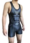 TRI-TITANS Armor Folkstyle Wrestling Singlet Youths and Adult Mens Sizes (Youth XL: 75lbs-95lbs)