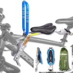 UrRider Child Bike Seat, Front Mount Kids Bike Seat, Fits Mountain Bikes, Hybrid Bikes, Portable, Tool-Free, Quick-Release, Ultra-Light, Toddler Bike Seat for Children 2-6 Years(up to 60lbs)