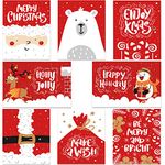 48-Pack Christmas Cards, Ohuhu 8 Assorted Designs Xmas Winter Happy Holiday Greeting Cards with Envelopes, Bulk Holiday and Christmas Cards Perfect to Send Warm Wishes to Friends and Family, 4 x 6 Inches