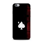 LETAPS® Printed Mobile Hard Back Cover & Compatible for iPhone 6 Plus/iPhone 6S Plus | Black Love, Playing Cards, Spades A