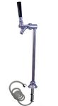 Bev Rite CUST1 Upright Slim Chrome Beverage Tower, Kegerator, Countertop-Single Faucet, 13.5"