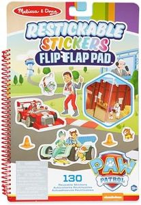 Melissa & Doug PAW Patrol Album Pieghevole con Adesivi Riutilizzabili - Missioni Classiche (130 adesivi riutilizzabili)