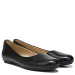 Naturalizer Maxwell Womens Leather Flat Loafers Walking Shoes for All-Day Comfort Medium Fit Black UK 9