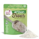 Better Batter Artisan Blend Multipurpose Certified Gluten-Free Flour, Top 8 Allergen Free, Cup for Cup Alternative to Ordinary Flour (5LB Artisan Blend)