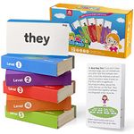 Coogam 520 Sight Words Learning Vocabulary Flash Cards, Dolch Fry High Frequency Site Word Educational Montessori Toy for Pre-k Kindergarten 1st 2nd 3rd Grade Homeschool