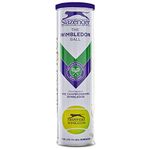 Wimbledon Slazenger Championships Tennis Balls 4 Ball White & Gold TIN