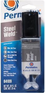 Permatex 84109 PermaPoxy 4 Minute Multi-Metal Epoxy, 0.84 oz. , Grey