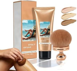 2026 Upgraded Body Coverage Perfector, No Transfer Body Foundation with Brush, Waterproof Leg and Body Makeup for All Skin Tones, Tattoo Cover Up Makeup & Concealer for Women (Medium)