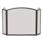 Pilgrim Home and Hearth 18208 Full Arch Tri Panel Fireplace Screen, 52″W x32.5″H 29 lbs, Vintage Iron