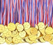 XPJBKC Medals for Children, 100 Pie