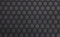 Intro-Tech Hexomat Cargo Area Custom Floor Mat for Select Chevrolet Trail Blazer Models - Rubber-Like Compound (Black)