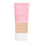 COVERGIRL - Clean Fresh Skin Tint Foundation, Formulated without Parabens, Sulfates, Mineral Oil & Talc, Infused with Coconut Milk & Aloe Extracts, 100% Vegan & Cruelty-Free, Light - 540