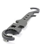 AR-15/M4 Steel Armorer's Wrench for Removal and Installation of AR-15/M16 Barrels/AR15/M4 Stock Combo Wrench