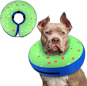 Supet Inflatable Dog Cone Collar Alternative after Surgery, Dog Neck Donut Collar Recovery E Collar for Neuter, Soft Dog Cone for Small Medium Large Dogs