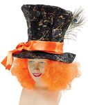 Bristol Novelty BH520 Mad Hatter Hat and Hair, Multi-Colour, One Size