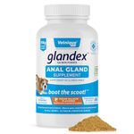 Glandex Dog & Cat Anal Gland Fiber Supplement Powder with Pumpkin & Digestive Enzymes – Vet Recommended Healthy Bowels & Digestion - Boot The Scoot (Vegan Salmon, 114g)