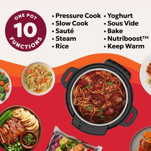 Instant Pot Pro 10-in-1 Multi-Cooker, 5.7L – Black
