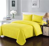 Tache Home Fashion 2-3PDUV-Yellow-S Duvet Cover Set, Twin, Neon Yellow