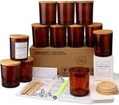 MILIVIXAY 12 Pack 12 OZ Amber Glass