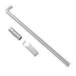 Housoutil Floor Latch Spring Load Bolt Reinforced Ground Gate Floor Farm Floor Door Hardware Window Floor Fence Floor Lock Fence Ground Flip Door Fall to The Ground Gatehouse Stainless Steel