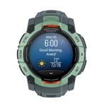 Garmin Instinct® 3 50mm, AMOLED Display, Rugged Outdoor GPS Smartwatch, Metal-Reinforced Bezel, Built-in Flashlight, Up to 18 Days of Battery Life, Neo Tropic/Twilight