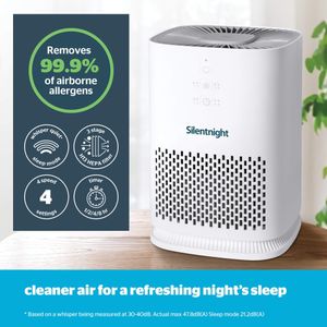 Silentnight Airmax 800 Air Purifier – HEPA Filter, Quiet Operation