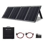 ALLPOWERS 200W Foldable Solar Panel Monocrystalline Solar Cell Solar Charger Portable Solar Panel + Mounting Bracket for Power Station Solar Generator Camping RV Van Outdoor Off-Grid