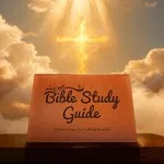 66 Page Bible Study Guide, Christian Notebook for Scripture Study with Guided Prompts, Bible Study Supplies & Bible Study Journal, Daily Devotionals, Enhanced Large Print(Supporting Elderly Readers) (Brown)